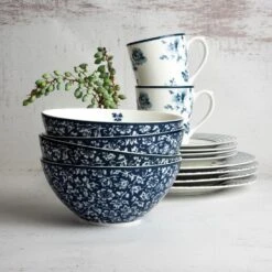 Laura Ashley Set 16 Delig Servies 4 Persoons -Laura Ashley 1000093052 0103