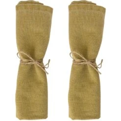 Laura Ashley Set 2 Servetten Daniela Oil Geel Uni -Laura Ashley 1000093054 0101