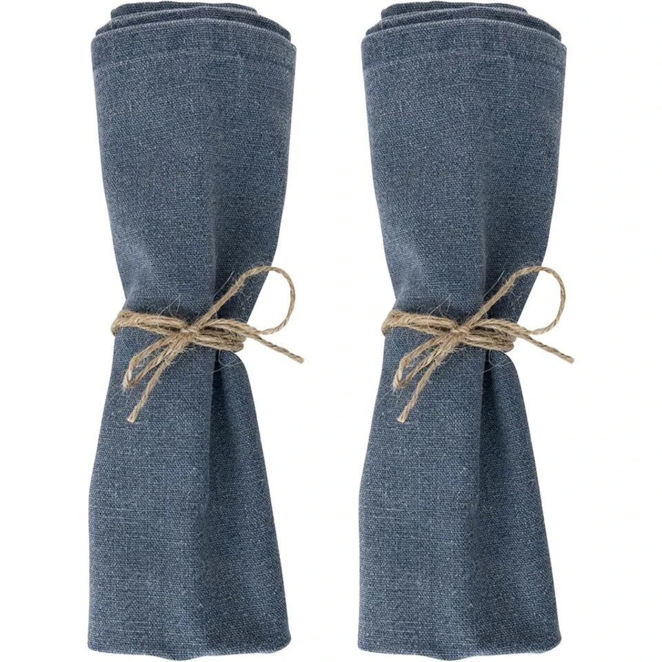 Laura Ashley Set 2 Servetten Wild Clematis Blauw Uni Laura Ashley Set 2 Servetten Wild Clematis Blauw Uni -Laura Ashley 1000093059 0101