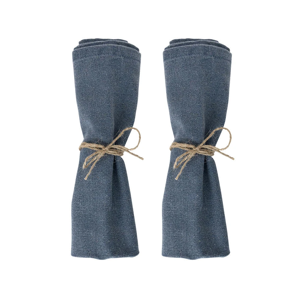 Laura Ashley Set 2 Servetten Wild Clematis Blauw Uni Laura Ashley Set 2 Servetten Wild Clematis Blauw Uni -Laura Ashley 1000093059