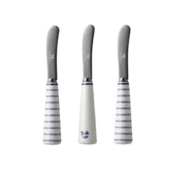 Laura Ashley Giftset 3 Botermesjes Uni En Candy Stripe