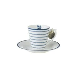 Laura Ashley Kop En Schotel Espresso Candy Stripe 9 Cl